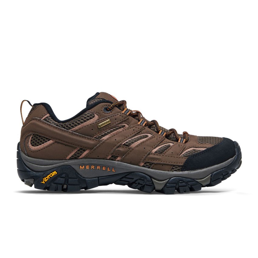 Chaussures Randonnée Merrell Moab 2 GORE-TEX Marron Foncé Homme | U.E.WNJK